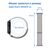 Ремешок нейлоновый Great Case Sport для Apple Watch 38/40/41 мм, 225мм, на липучке, серо-зеленый (39) 