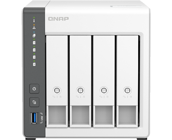  Сетевое хранилище NAS Qnap D4 (Rev. C) 4-bay настольный Cortex-A55 RK3568B2 